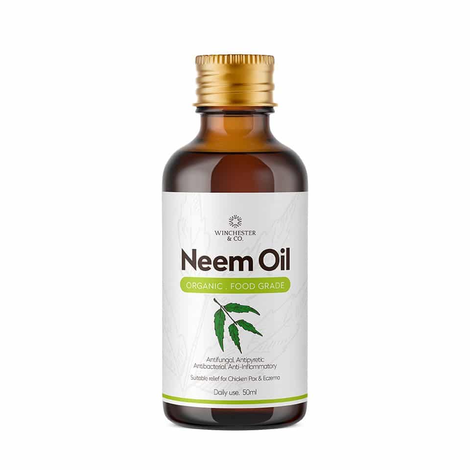 100% Pure Neem Oil for Chicken Pox, HFMD &  Eczema
