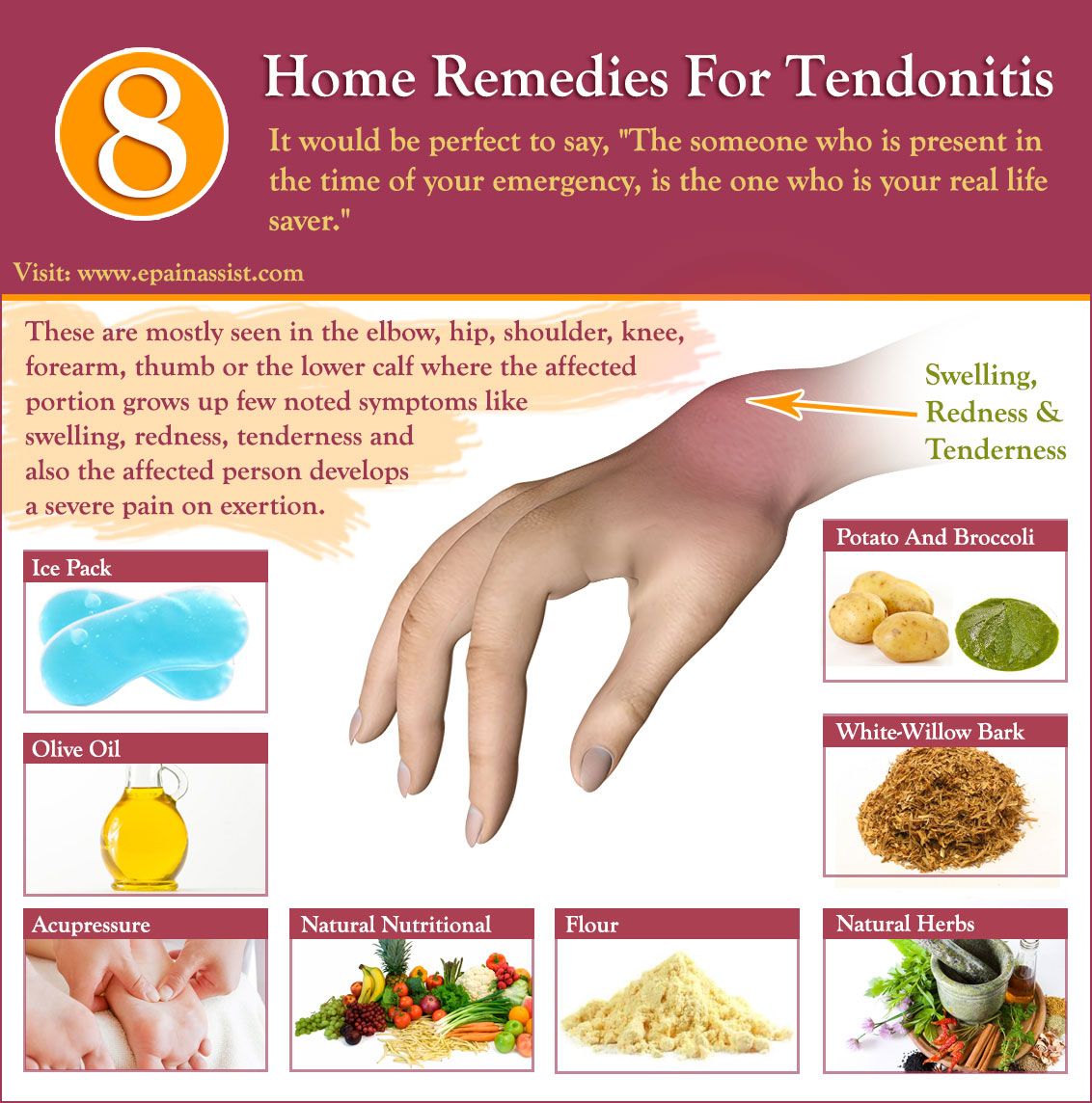 8 Home Remedies For Tendonitis
