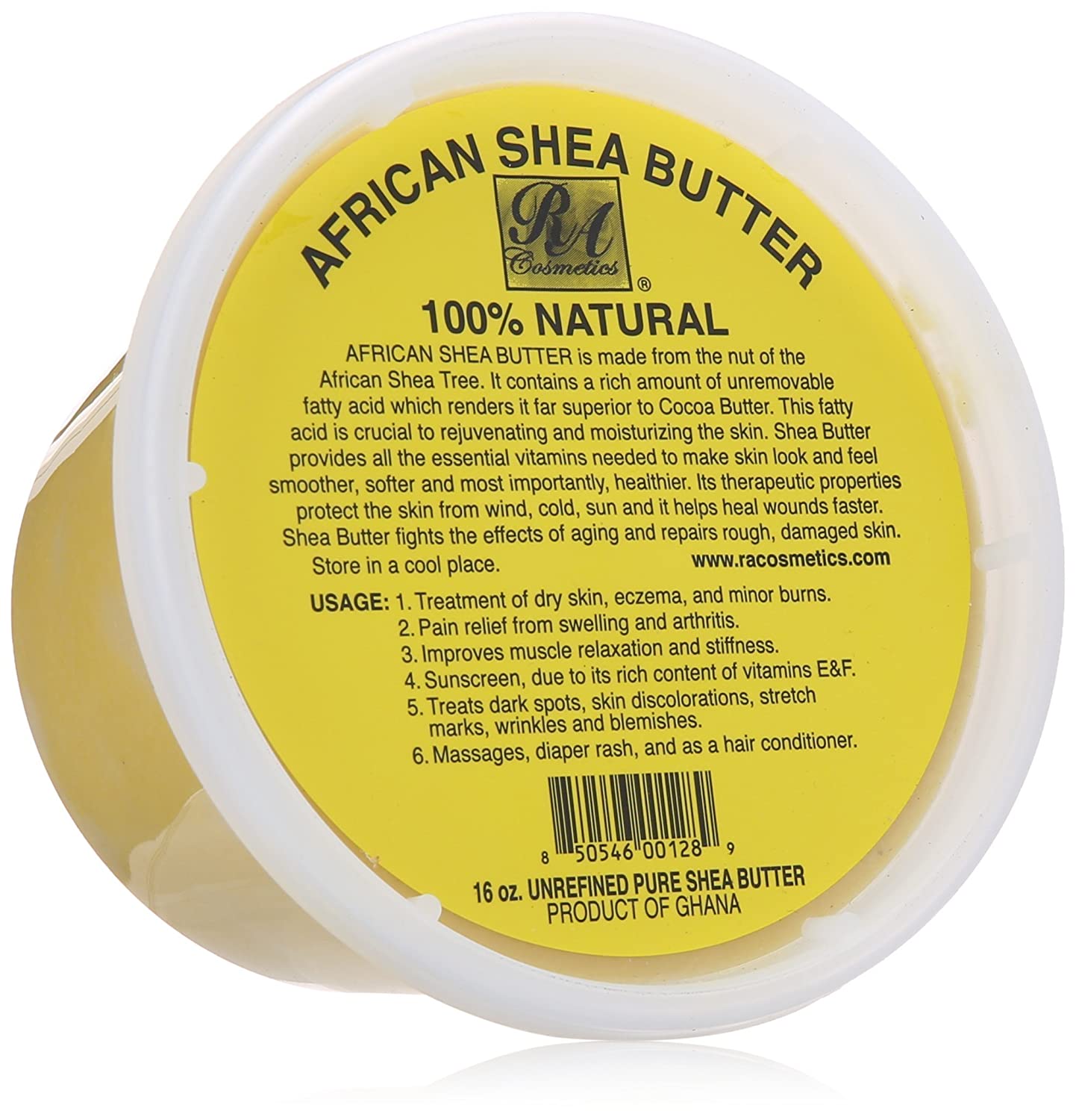 African Shea Butter 100% Natural Product of Ghana 470ml [Sealed], 470ml ...