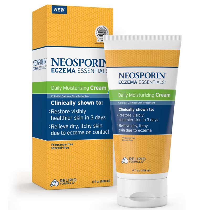 Amazon.com: Neosporin Essentials Eczema Daily Moisturizing Cream, 6 ...