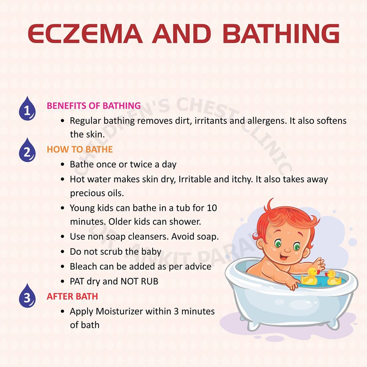 Atopic Dermatitis or Eczema and Bathing!