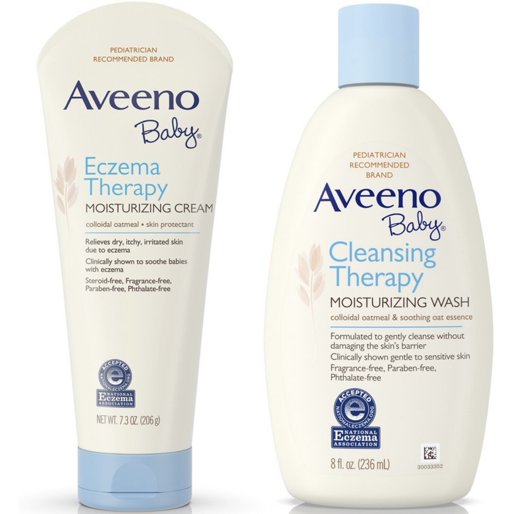 Aveeno Baby Cleansing Therapy Moisturizing Wash For Sensitive Skin 8 oz ...