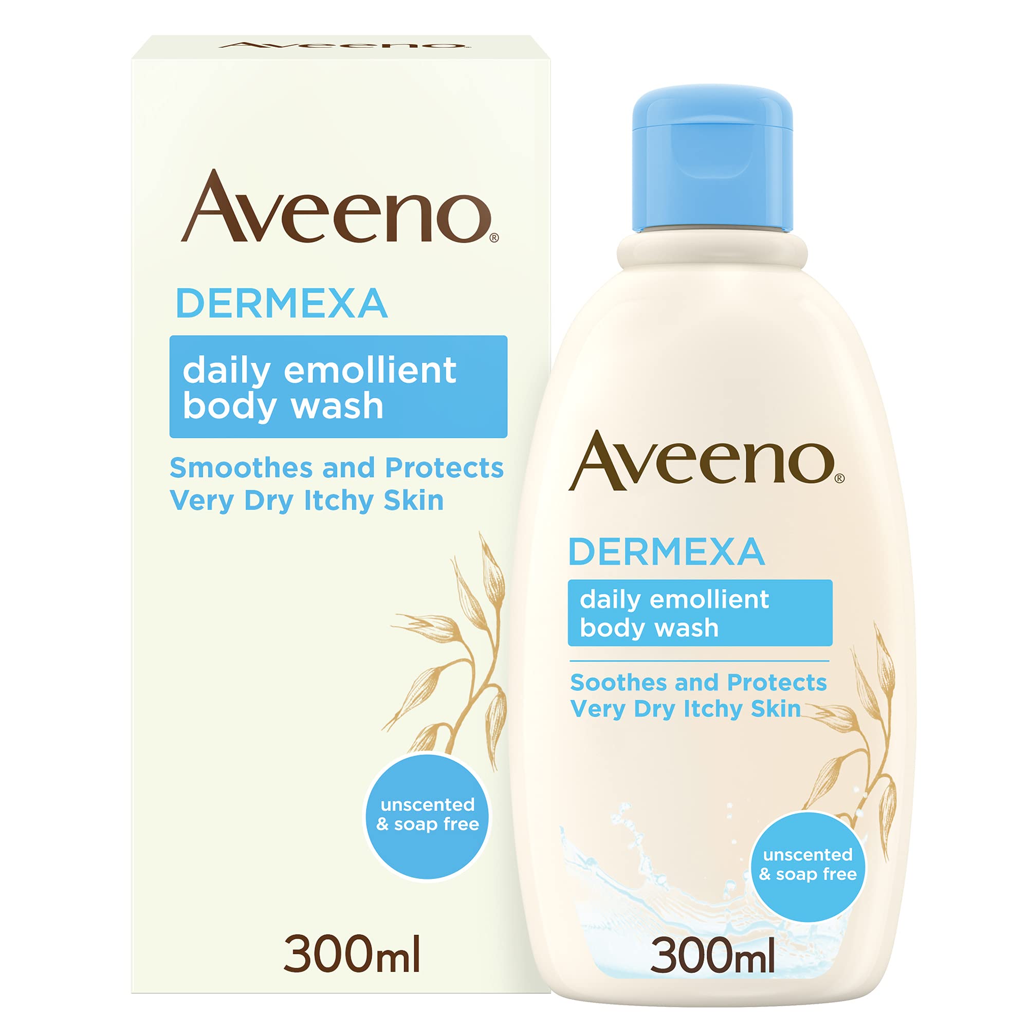 Aveeno Dermexa Daily Emollient Body Wash, Gently cleanses and Soothes ...