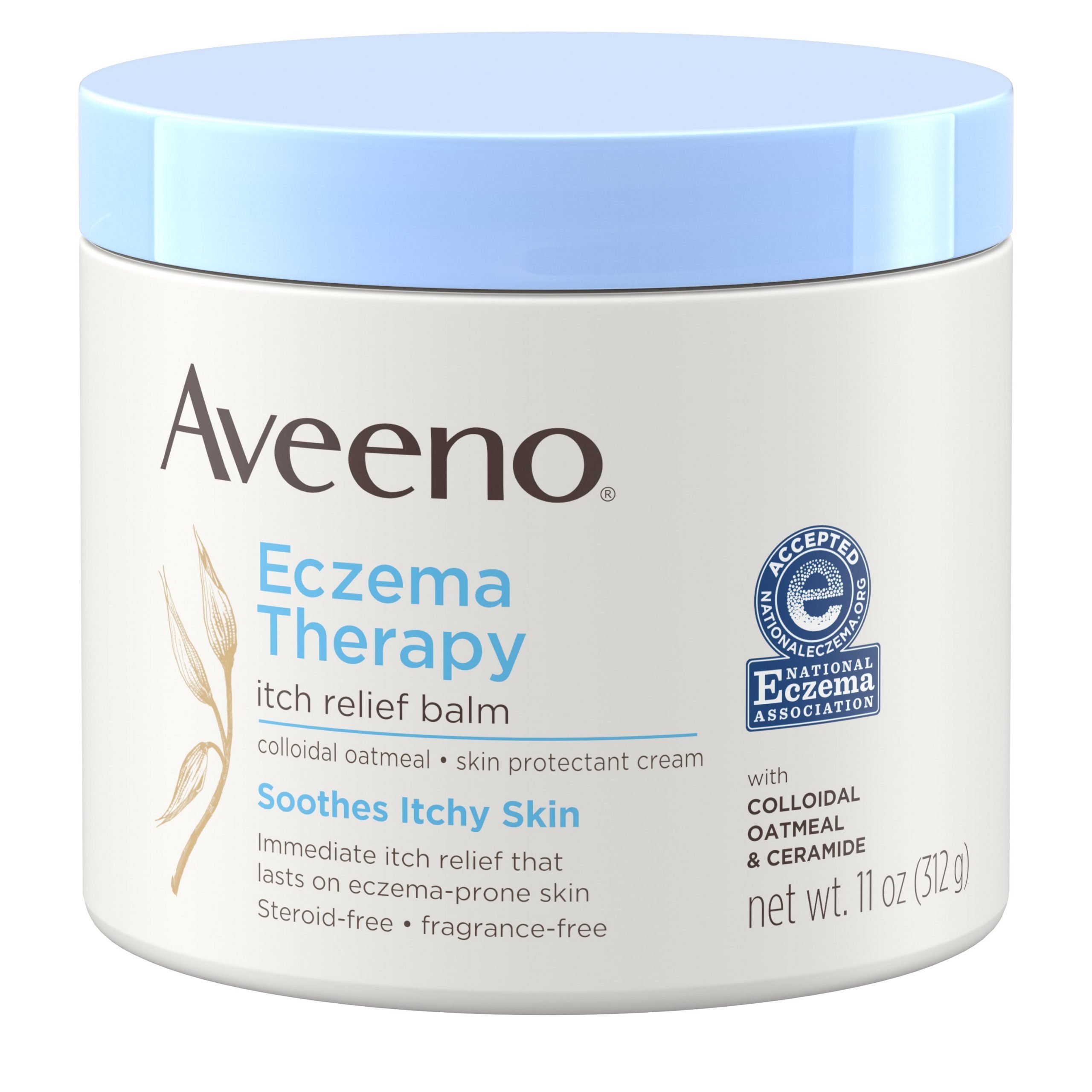 Aveeno Eczema Therapy Itch Relief Balm with Colloidal Oatmeal, 11 oz ...
