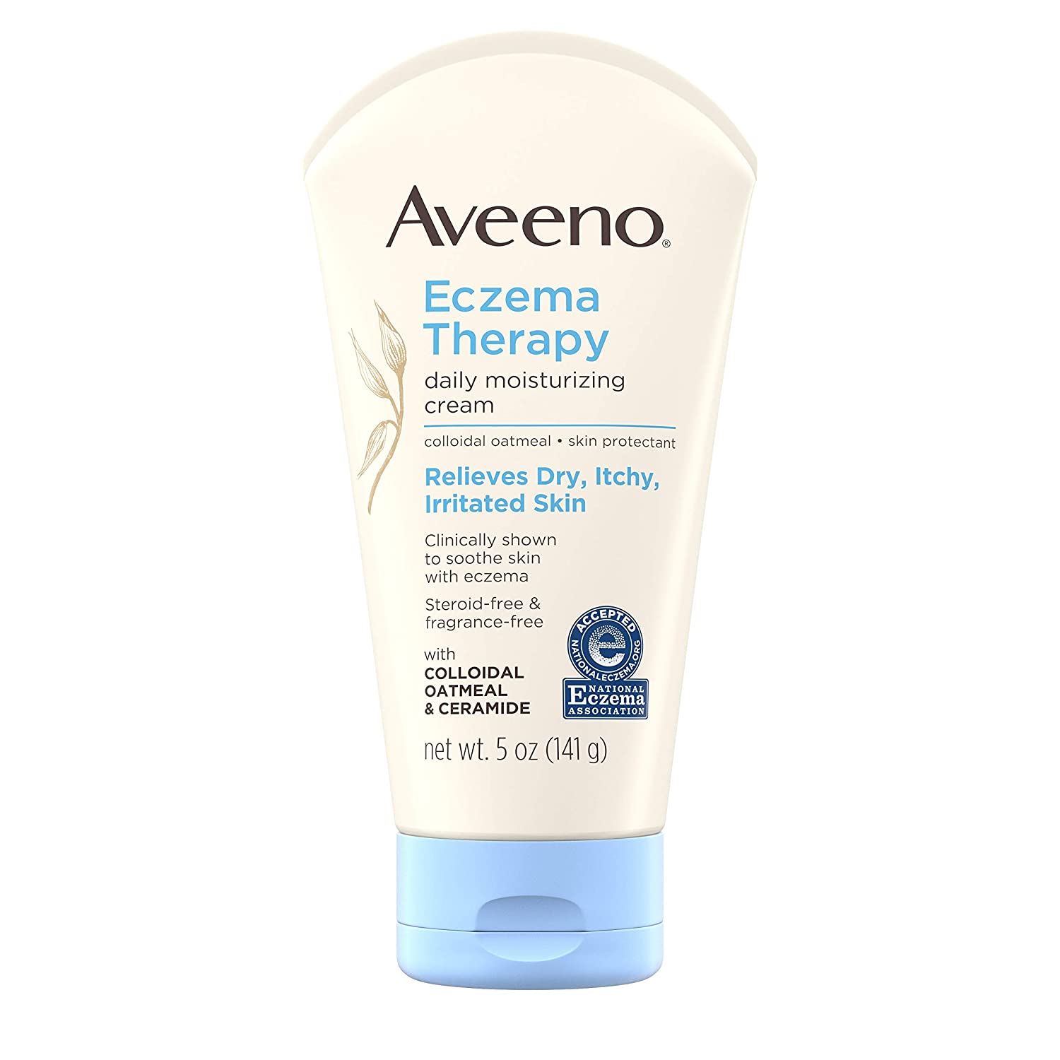 Aveeno Eczema Therapy Moisturizing Cream Helps Skin Protectant, 5 oz ...