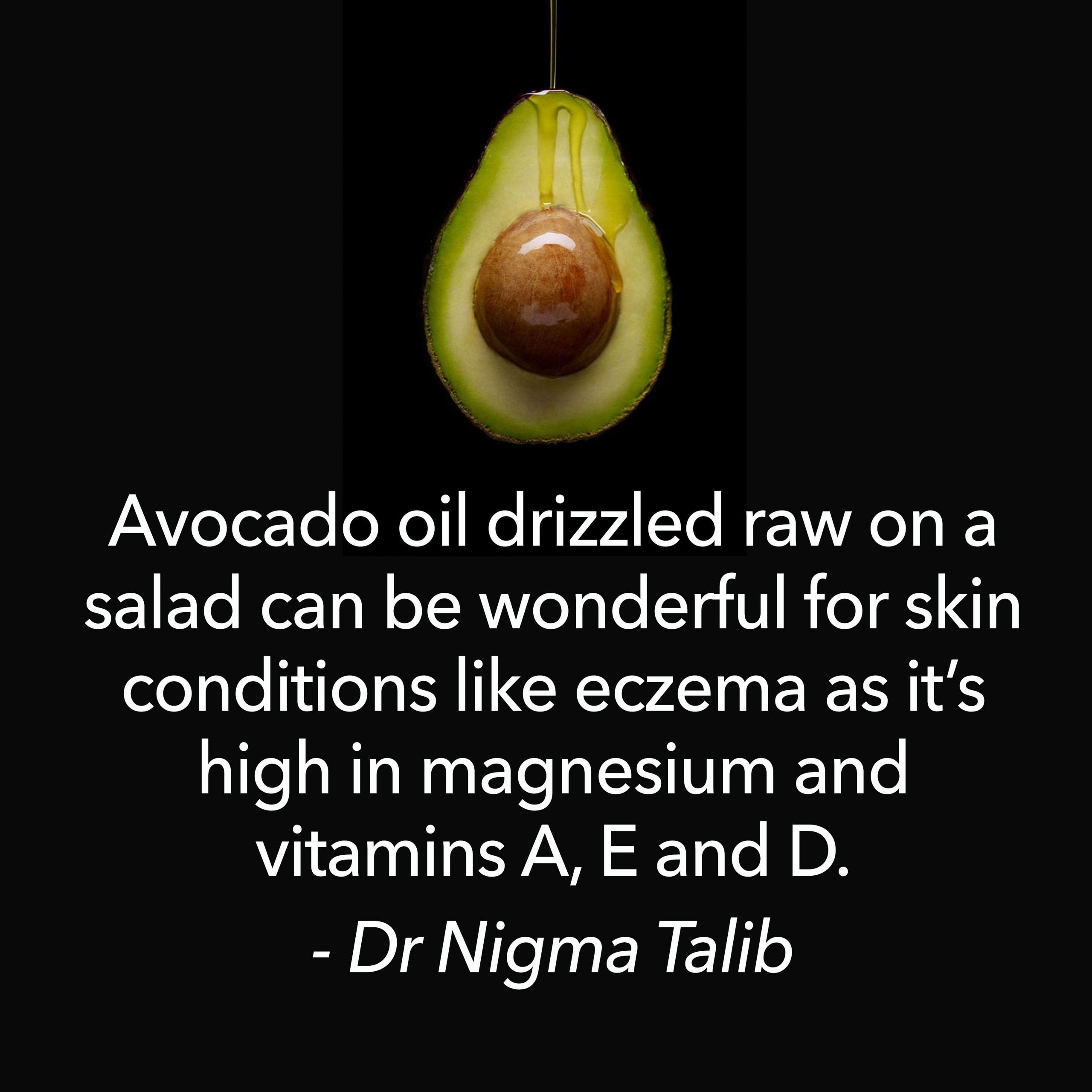 Avocado oil drizzled raw on salad can be wonderful for ...