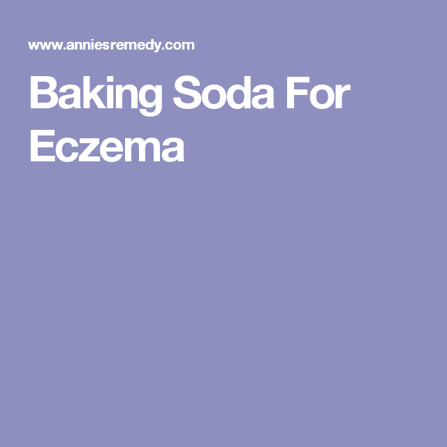 Baking Soda For Eczema