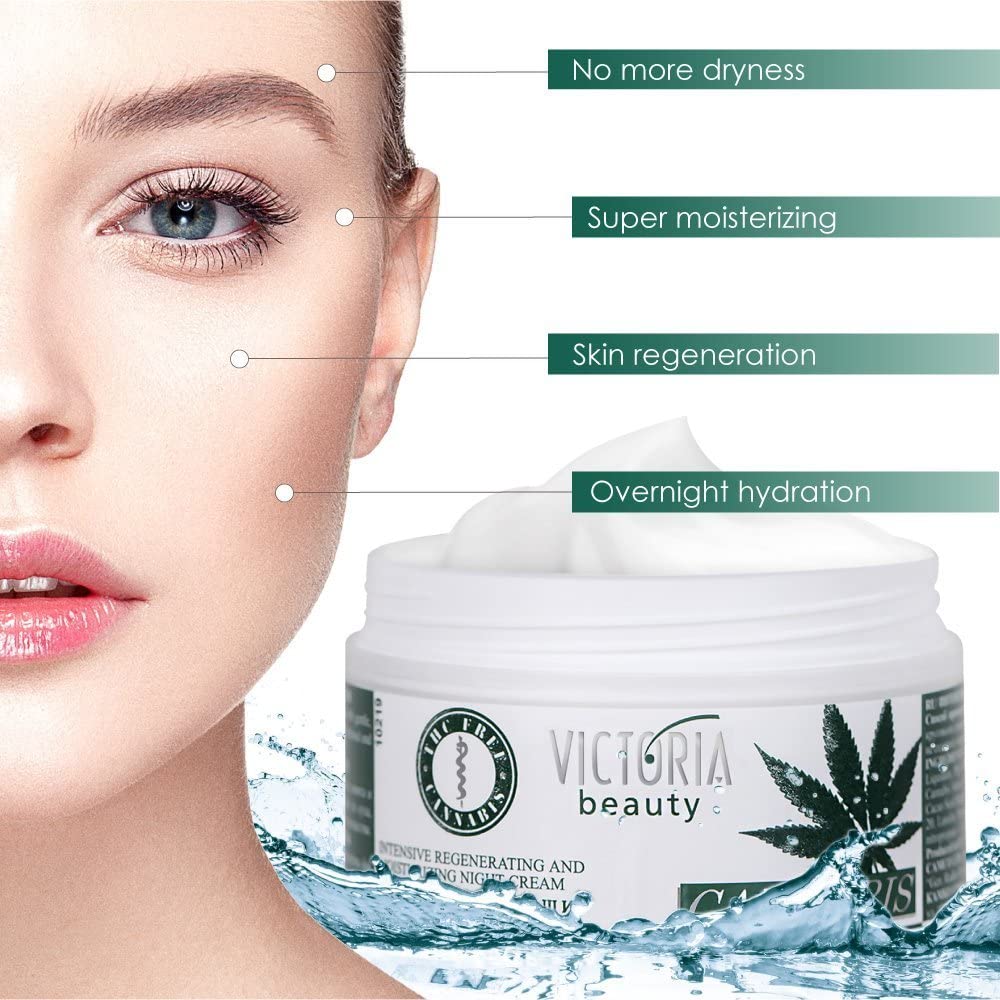 Best Women Dry Face Care Set â Cannabis Day and Night Cream â Anti ...