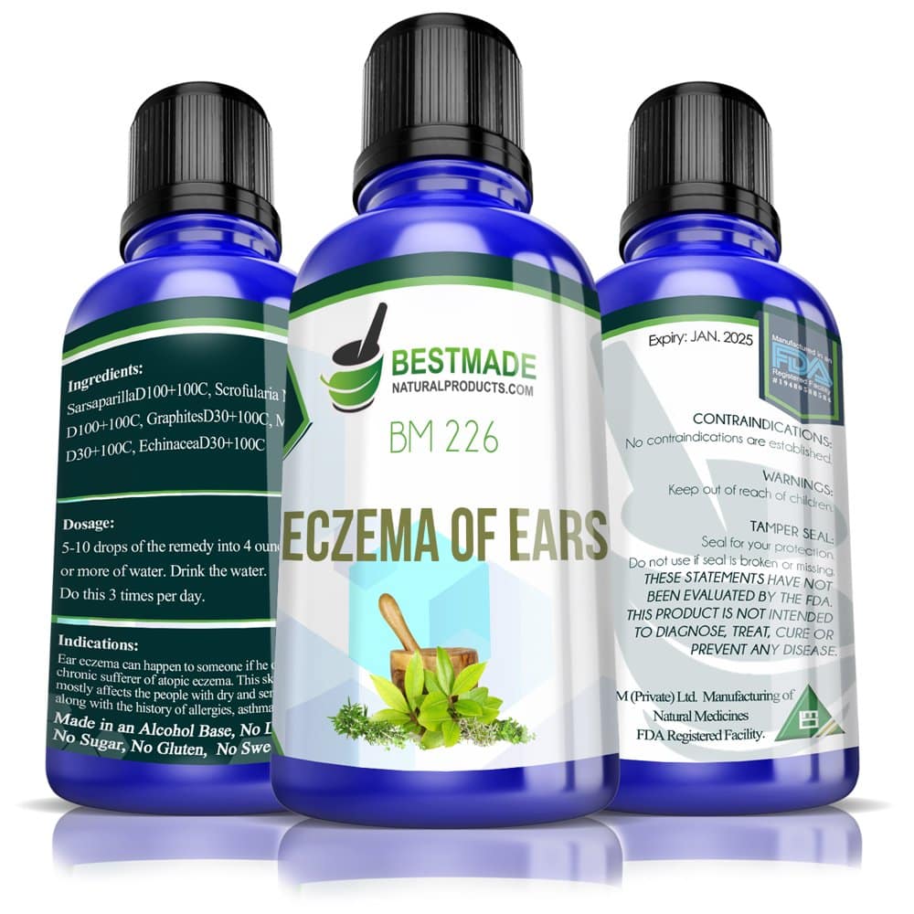 BM226 Eczema of Ears Natural Remedy