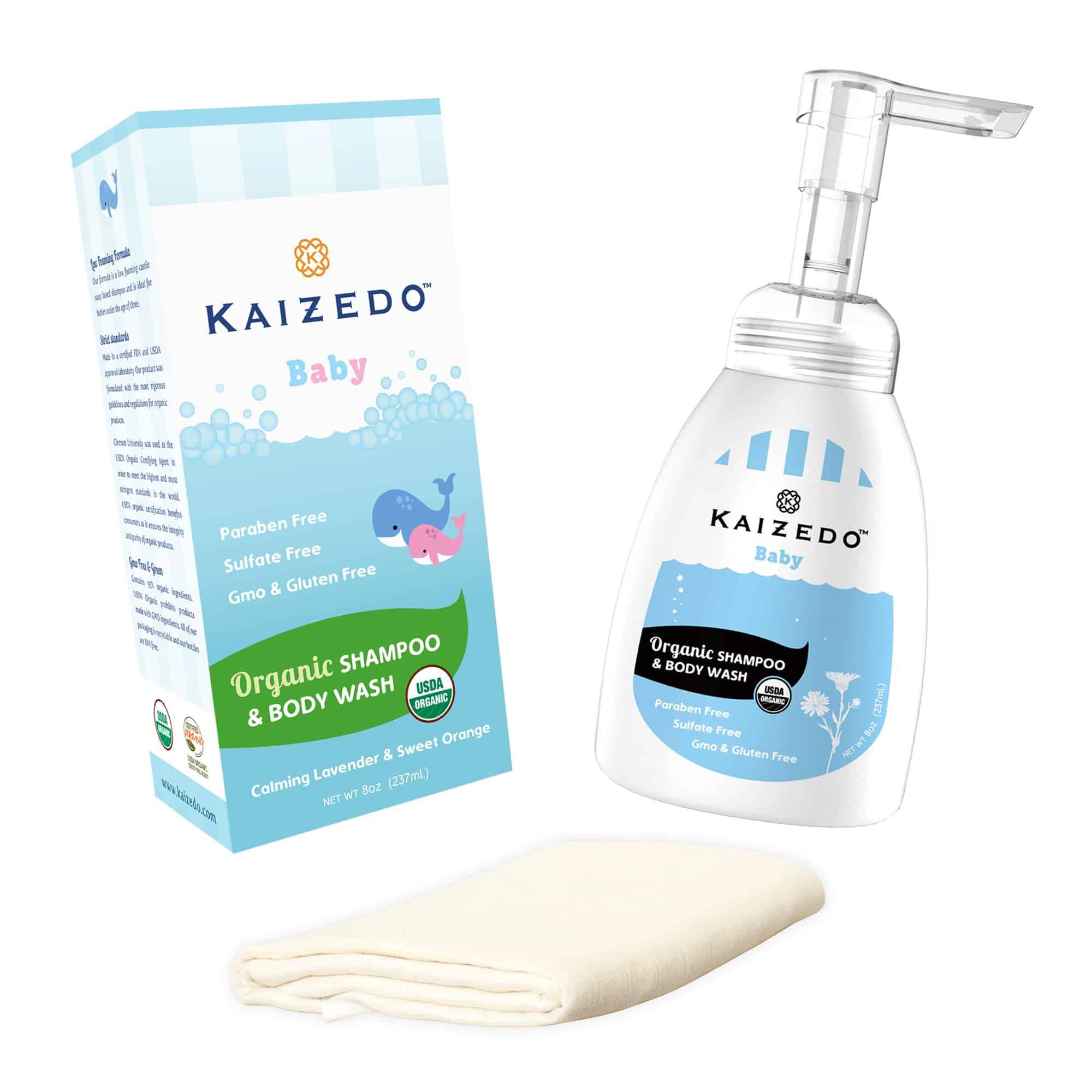 Buy Organic USDA Baby Shampoo &  Body Wash. 100% Organic Calendula ...