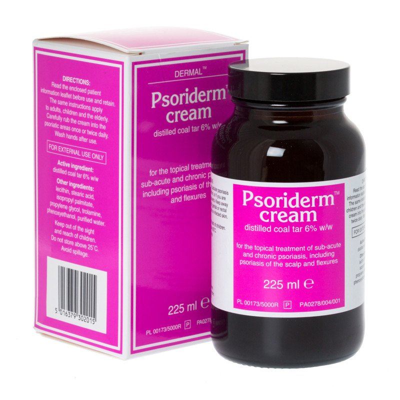 Buy Psoriderm Coal Tar Cream 225ml