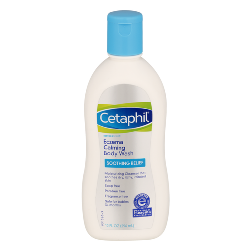 Cetaphil Eczema Calming Body Wash Soothing Relief (10 fl ...