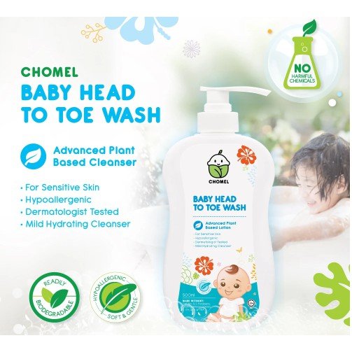 CHOMEL Baby Laundry Detergent (1 liter): For Eczema skin, Halal ...