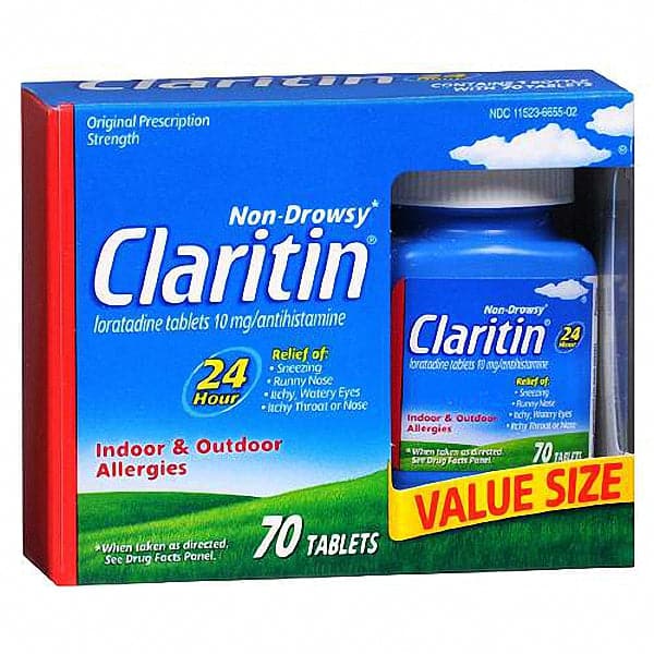 Claritin 24 Hour Allergy Relief Tablets 70 ea