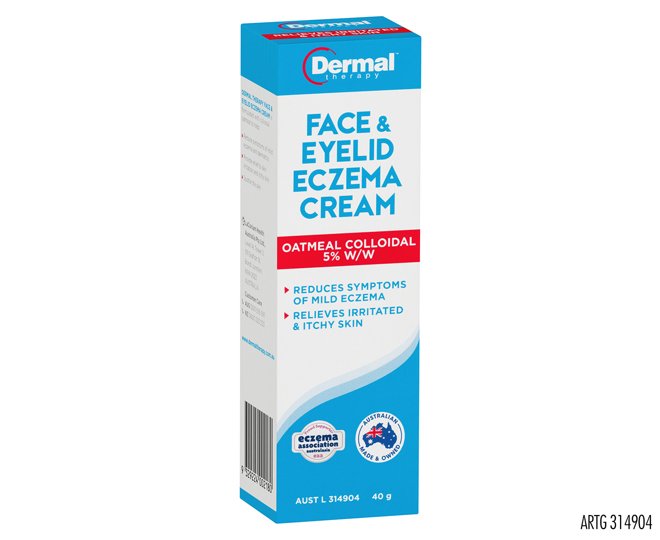 Dermal Therapy Face &  Eyelid Eczema Cream 40g