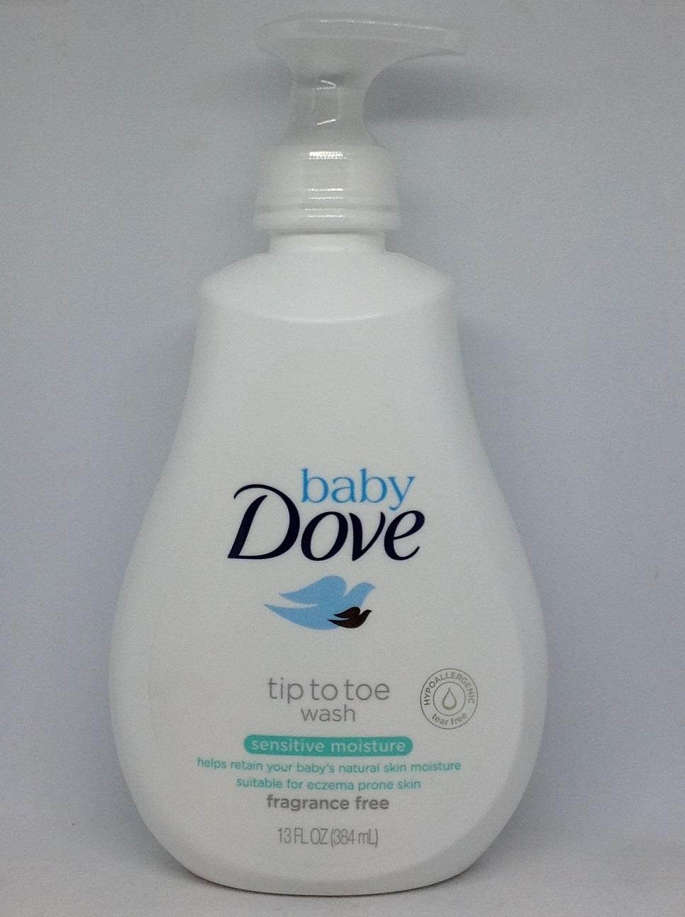 Dove Tip to Toe Baby Body Wash Sensitive Moisture Eczema ...
