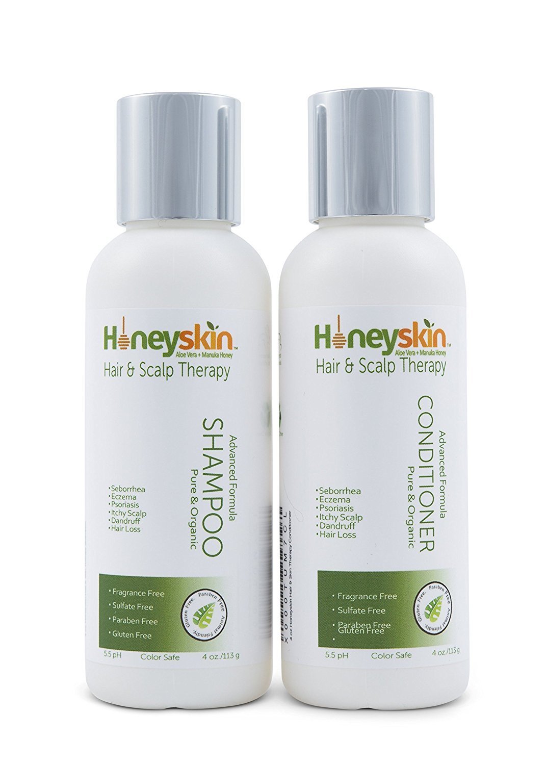 Dry Scalp Treatment Shampoo Conditioner Set for Eczema ...