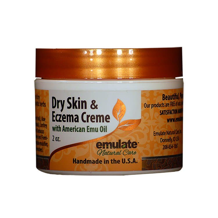 Dry Skin &  Eczema Creme with Emu Oil emulate Natural Care 2 oz Cream ...
