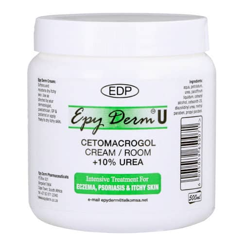 Epy Derm U 10% Urea Cream 500ml