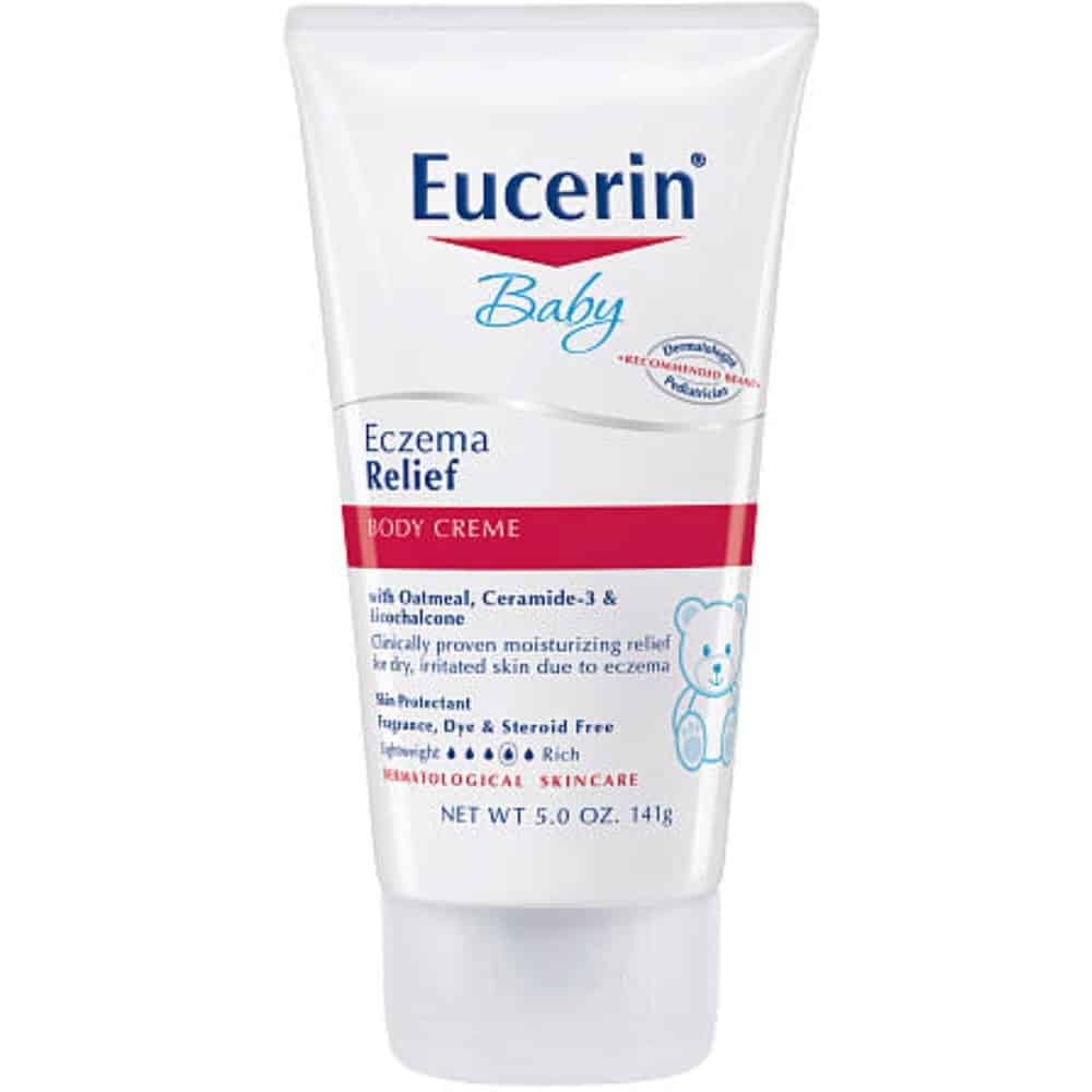 Eucerin Baby Eczema Relief Body Creme, 5 oz (Pack of 2)