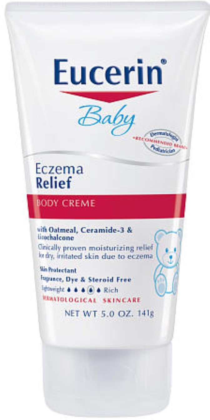 Eucerin Baby Eczema Relief Body Creme, 5 oz (Pack of 6)