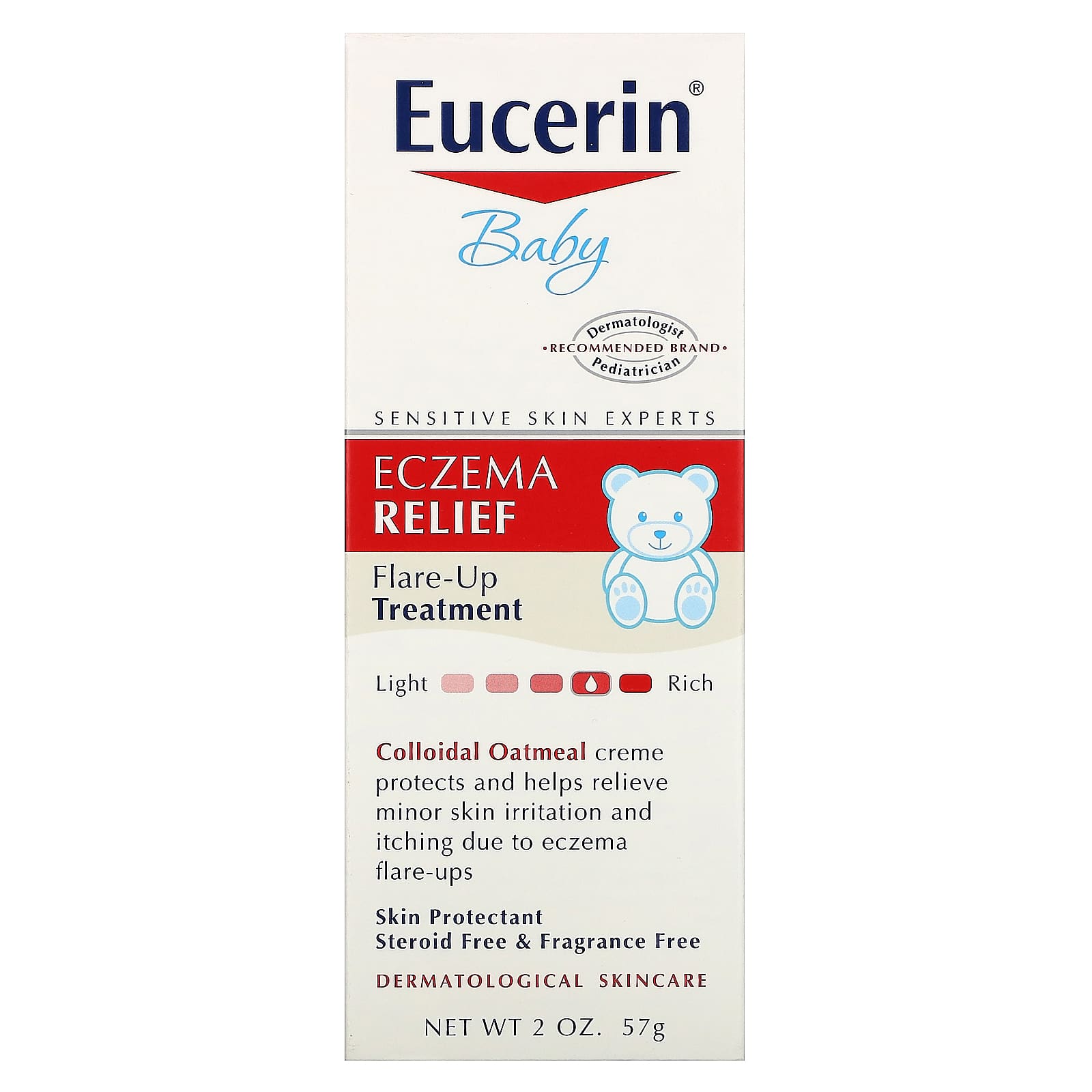 Eucerin, Baby, Eczema Relief, Flare Up Treatment, Fragrance Free, 2 oz ...