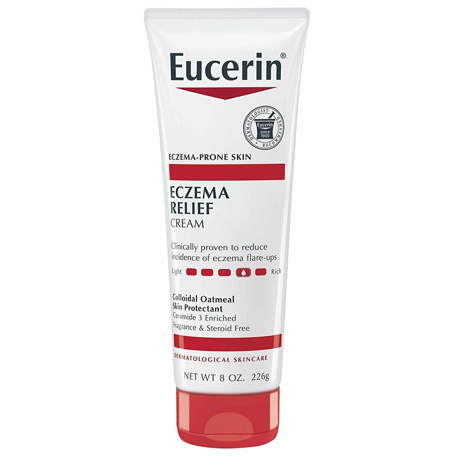 Eucerin Eczema Relief Body Cream Colloidal Oatmeal Skin Protectant, 8 ...