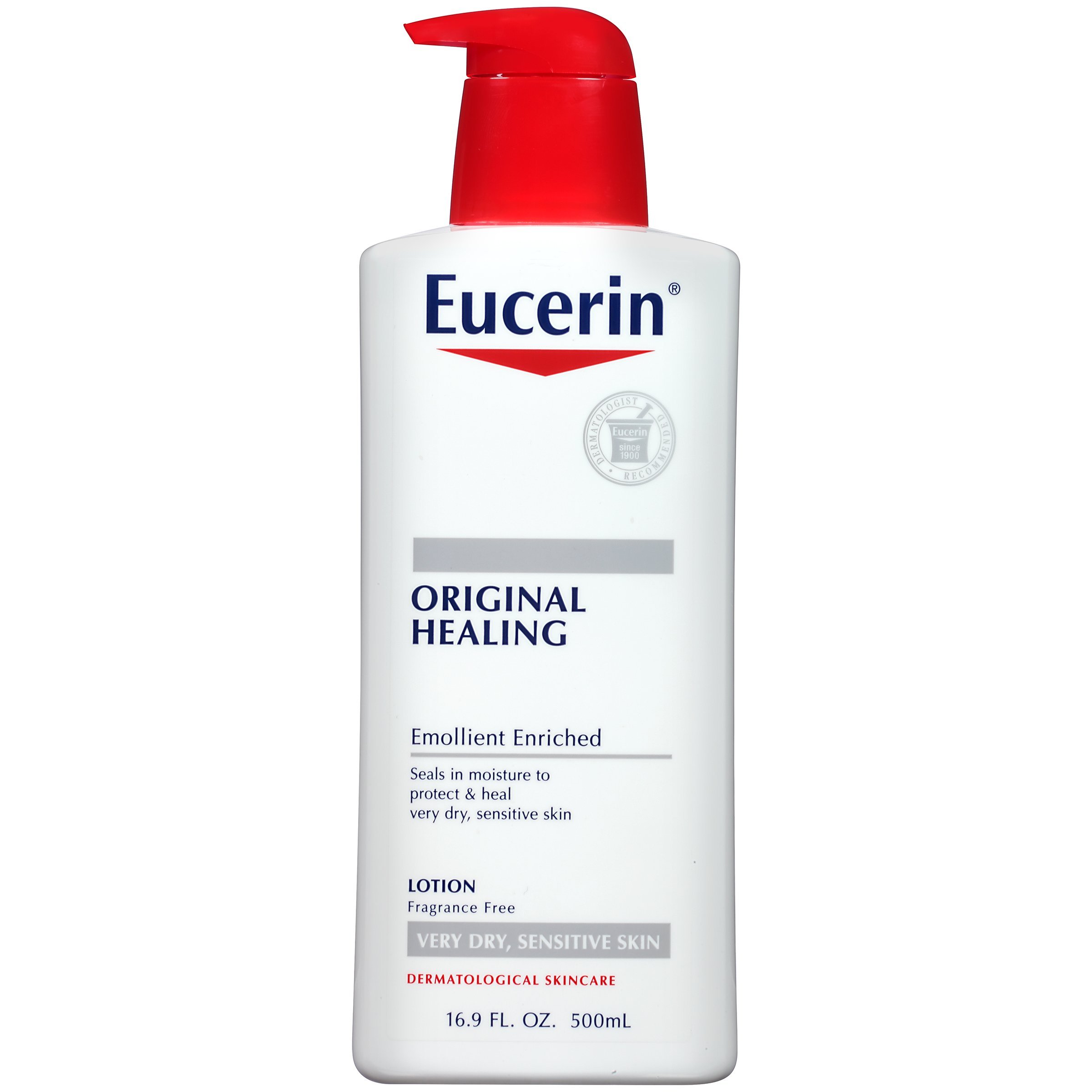 Eucerin Original Healing Rich Lotion Heal Very Dry Skin Eczema 16.9 Fl ...