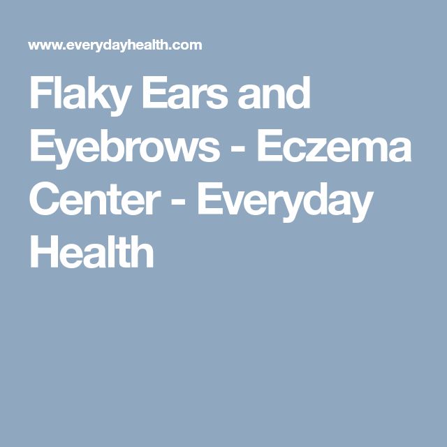 Flaky Ears and Eyebrows