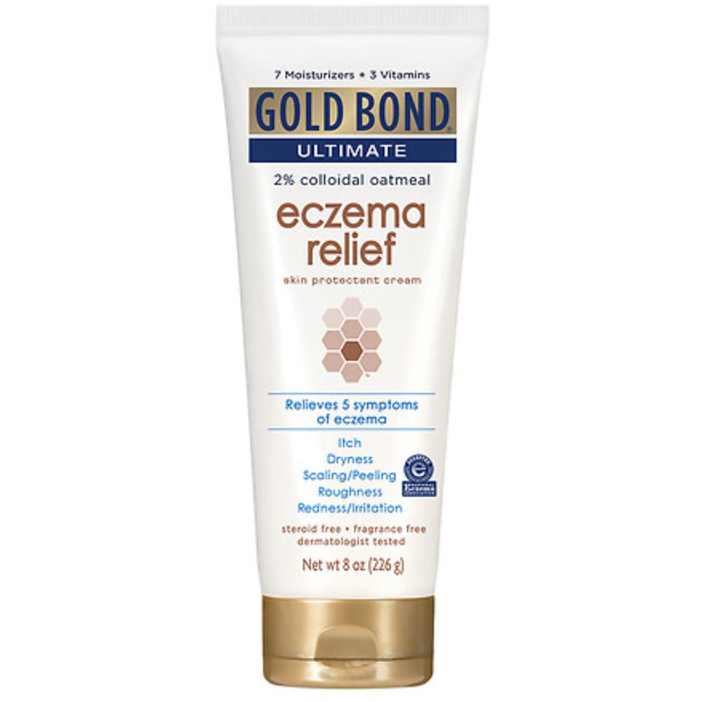 Gold Bond Ultimate Eczema Relief Skin Protectant Cream 8 oz (Pack of 3 ...