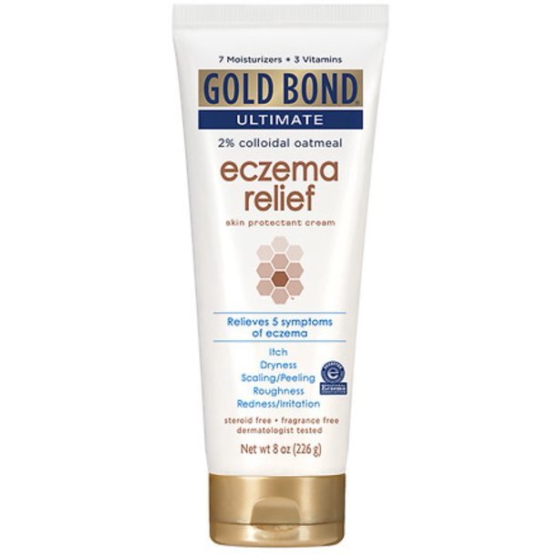 Gold Bond Ultimate Eczema Relief Skin Protectant Cream 8 oz (Pack of 4 ...