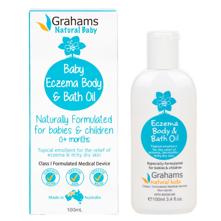 Grahams Baby Eczema Body &  Bath Oil