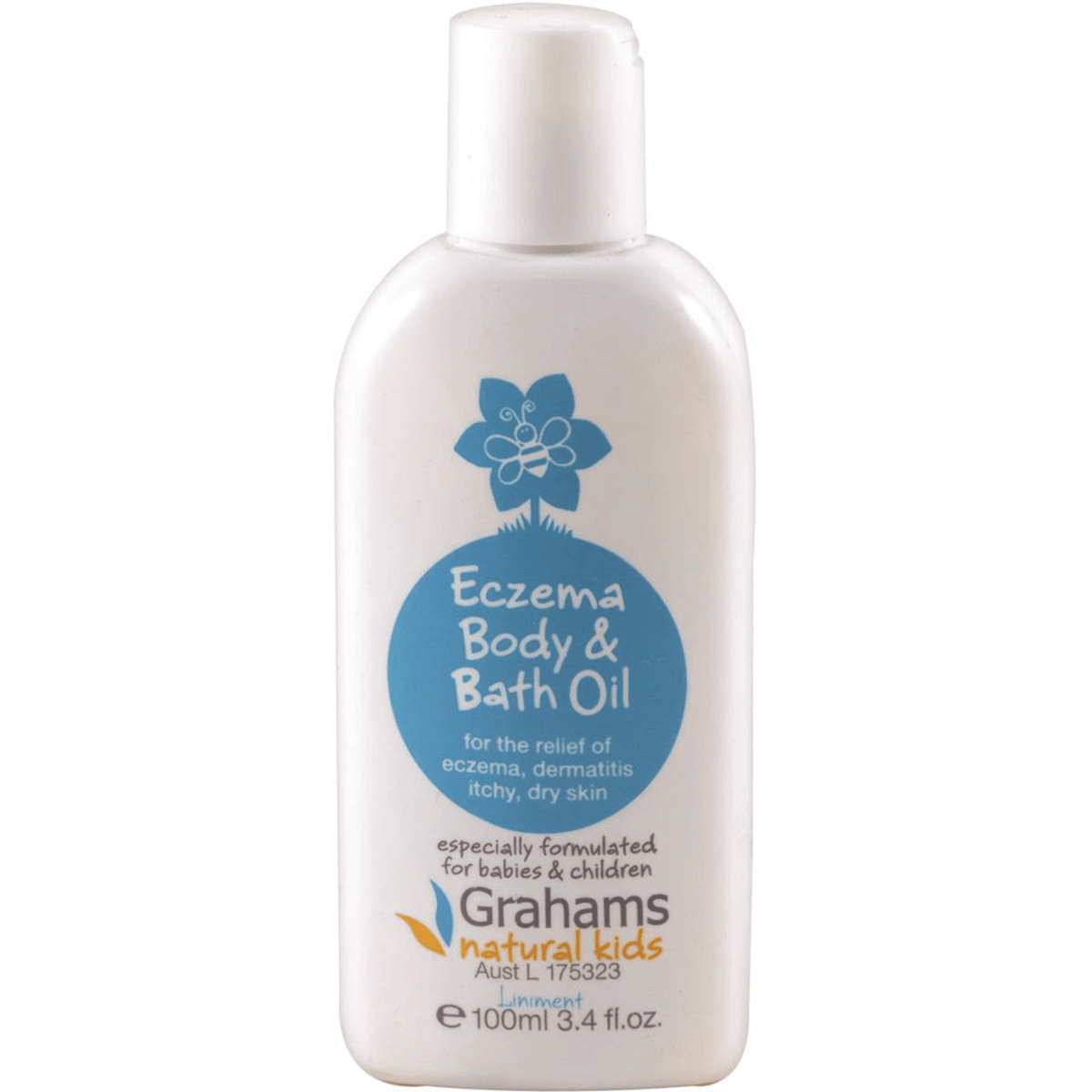 Grahams Natural Kids Eczema Body &  Bath Oil (for babies &  children ...