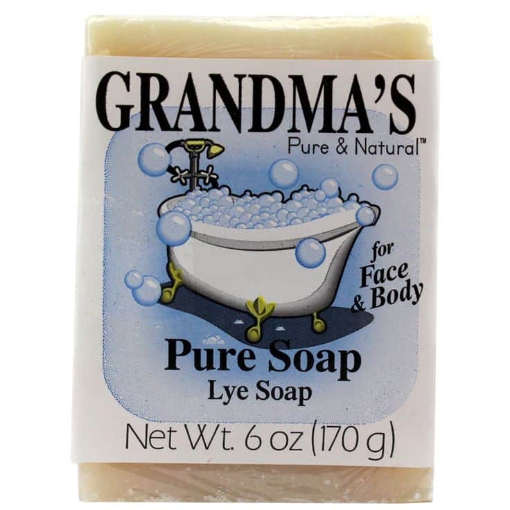 Grandmas Lye Soap Bar, 6 Oz, Remwood Products