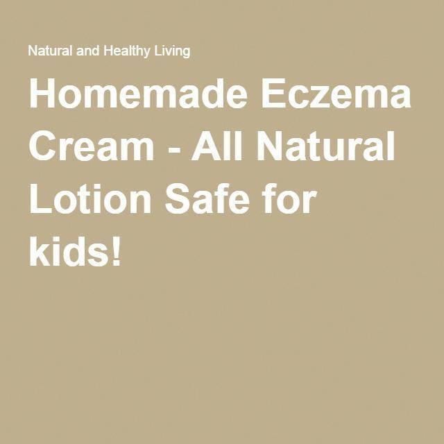 Homemade Eczema Cream