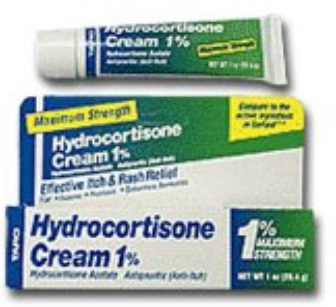 Hydrocortisone 1% Cream Maximum Strength 1 oz