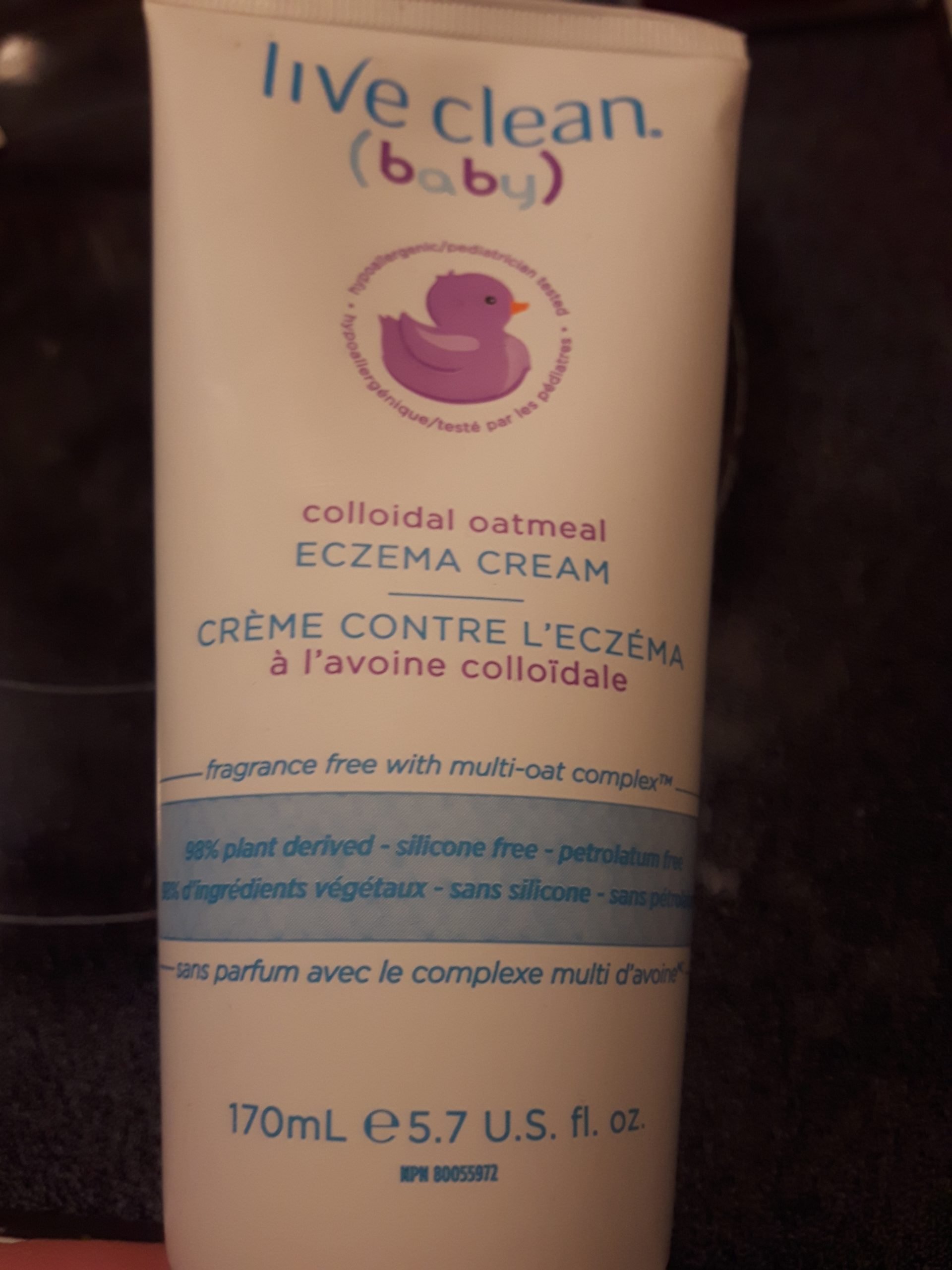 Live Clean (baby) Colloidal Oatmeal Eczema Cream reviews in Lotions ...