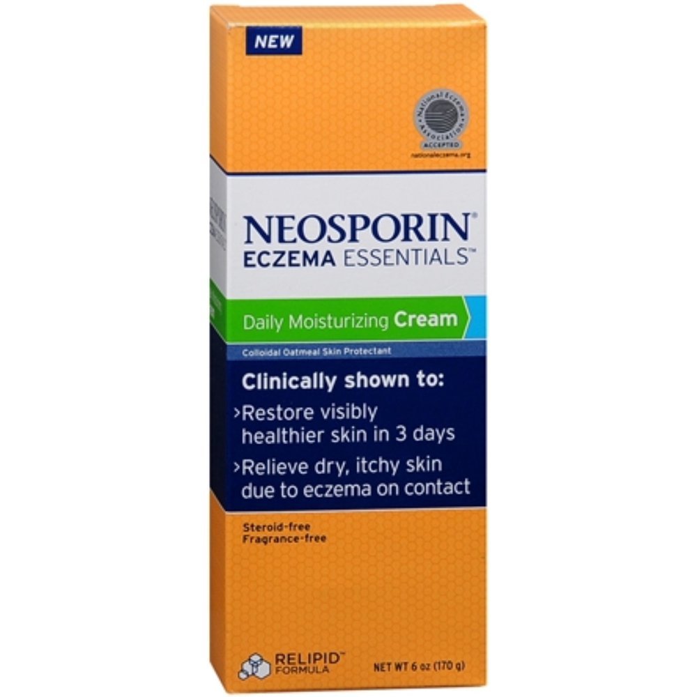 Neosporin Eczema Essentials Daily Moisturizing Cream 6 oz (Pack of 4 ...