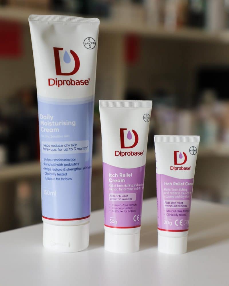 New Diprobase Itch Relief Cream and Daily Moisturising Cream