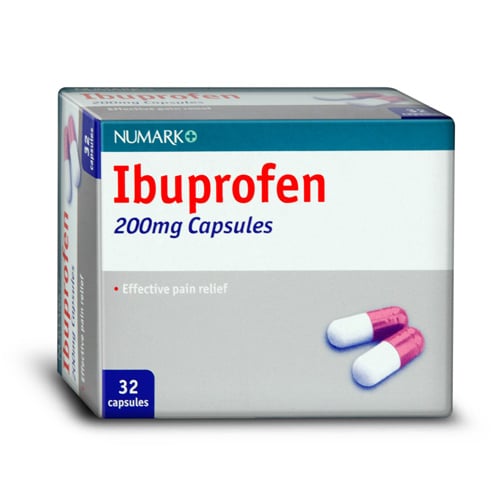 Numark Ibuprofen 200mg Capsules 32s  Easy Pharmacy