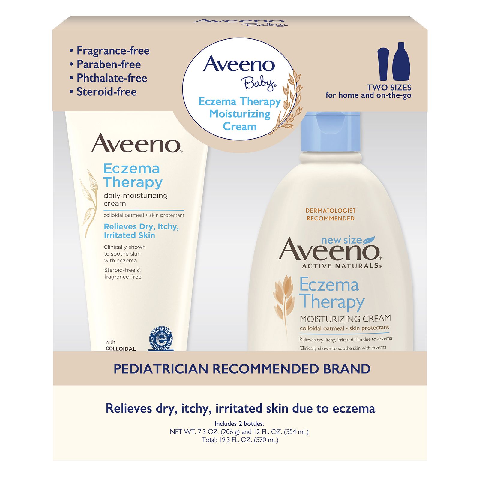 Product of Aveeno Baby Eczema Therapy Moisturizing Cream ...