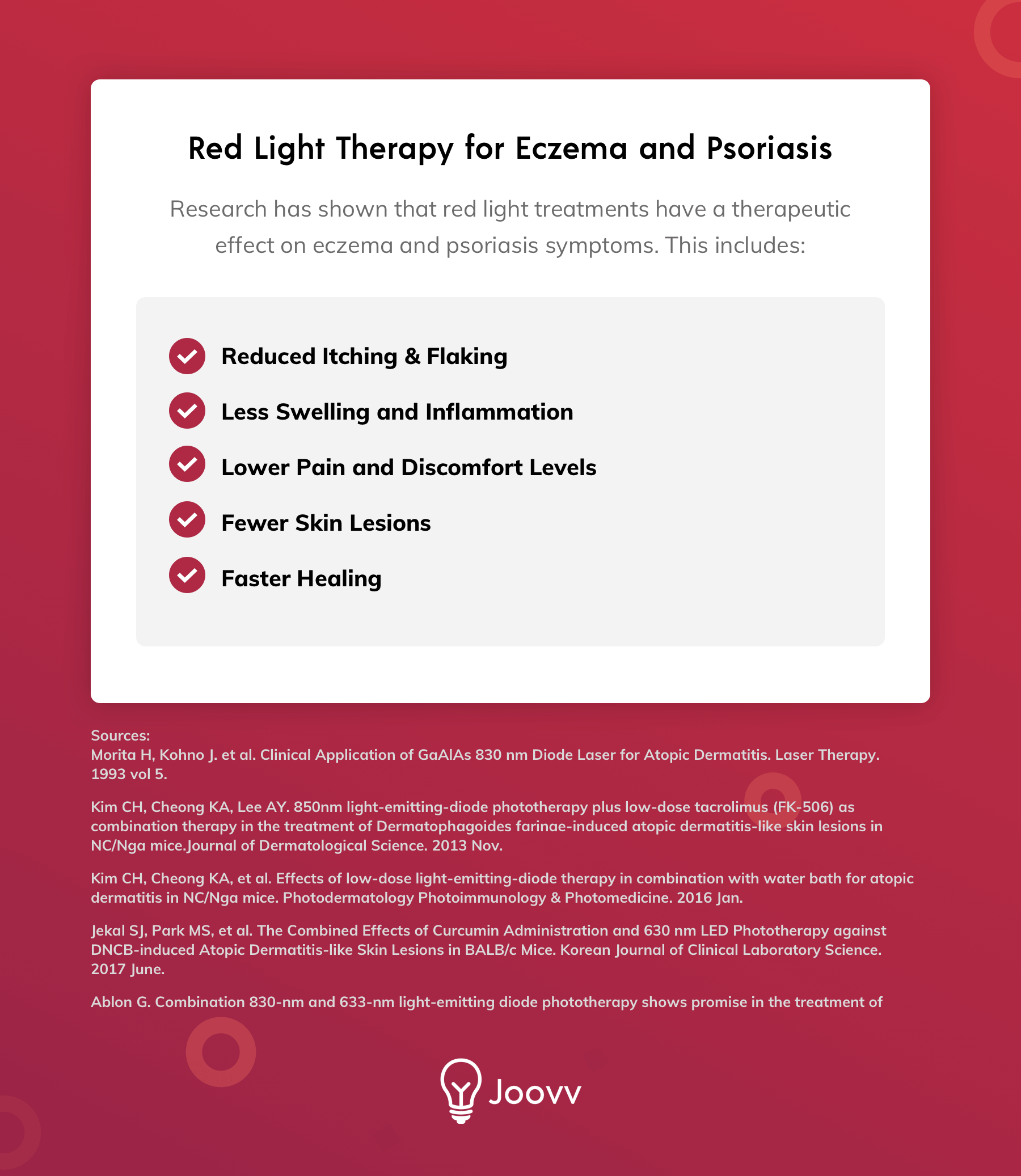 Red Light Therapy for Treating Eczema and Psoriasis Symptoms