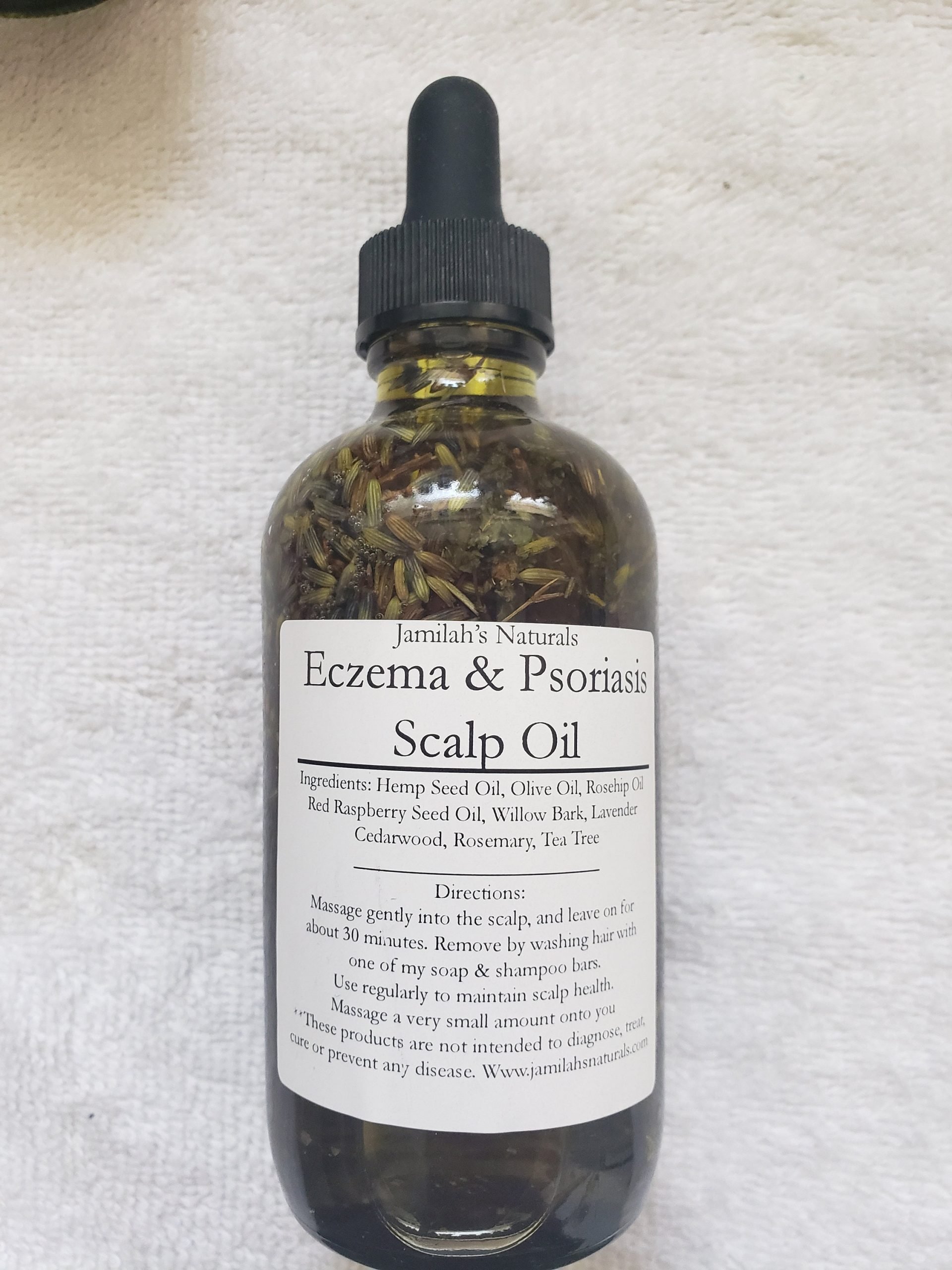Scalp Oil For Eczema, Psoriasis, Hair Growth, Itchy, Damaged, Dry Hair