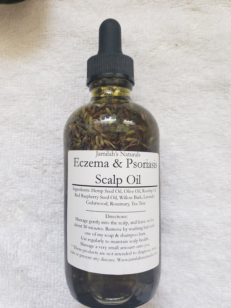 Scalp Oil For Eczema Psoriasis Hair Growth Itchy Damaged ...