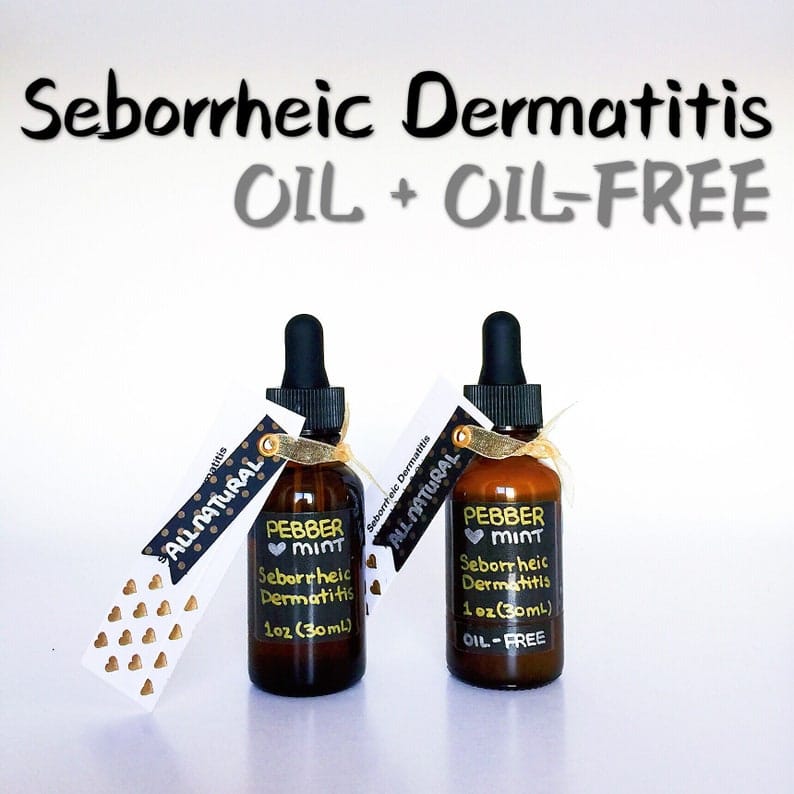 Seborrheic Dermatitis Natural Scalp &  Skin Treatment Oil