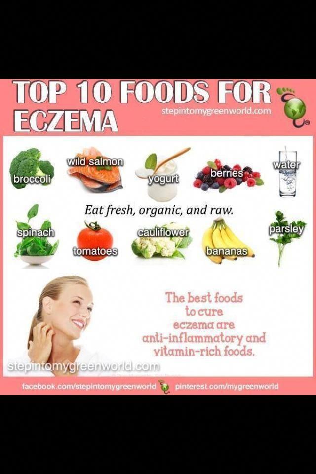 Top 10 foods to help with eczema. #eczematreatment ...