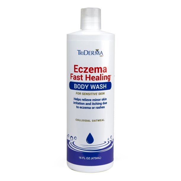 TriDerma Eczema Fast Healing Body Wash 16 Ounce Bottle ...