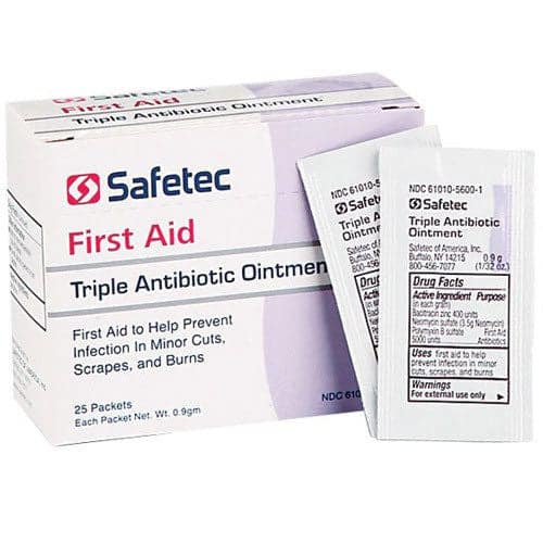 Triple Antibiotic Ointment Packets, 25/Box  Mountainside Medical Equipment